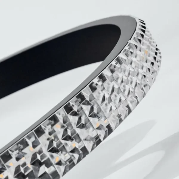 hofstein Plafonnier Melosa LED Noir, Blanc, 1 lumière* Lampes Modernes