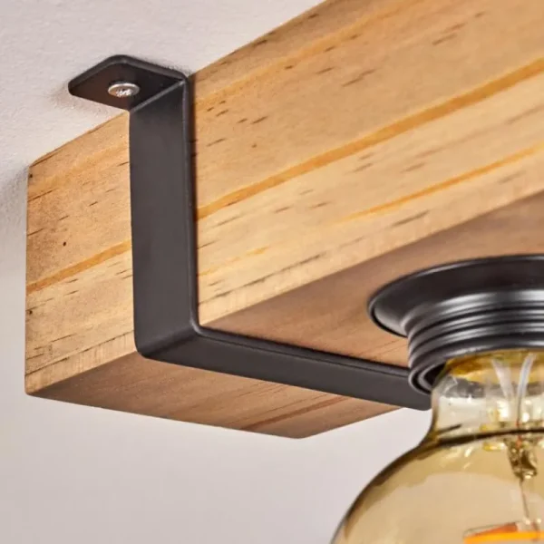 hofstein Plafonnier Montgomery Écru, Noir, 5 lumières* Lampes Modernes