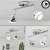 hofstein Plafonnier Morges LED Chrome, 2 lumières* Lampes Modernes