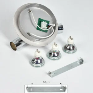 hofstein Plafonnier Morges LED Chrome, 3 lumières* Lampes Modernes