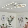 hofstein Plafonnier Moya LED Argenté, Blanc, 1 lumière* Lampes Modernes