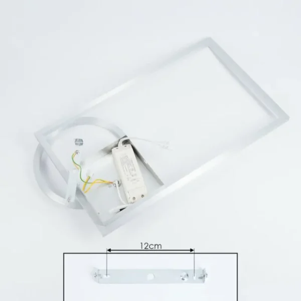 hofstein Plafonnier Moya LED Argenté, Blanc, 1 lumière* Lampes Modernes