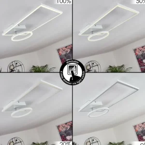 hofstein Plafonnier Moya LED Blanc, 1 lumière* Lampes Modernes