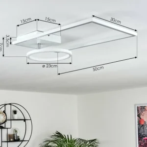 hofstein Plafonnier Moya LED Blanc, 1 lumière* Lampes Modernes