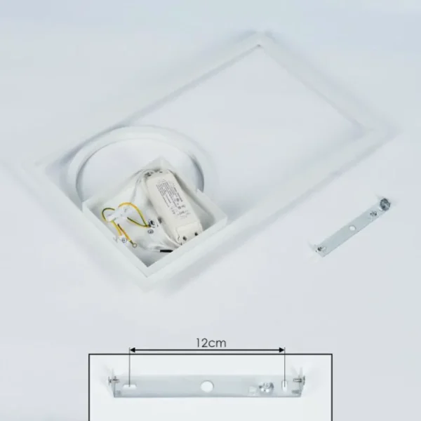 hofstein Plafonnier Moya LED Blanc, 1 lumière* Lampes Modernes