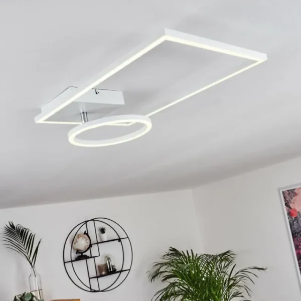 hofstein Plafonnier Moya LED Blanc, 1 lumière* Lampes Modernes