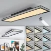 hofstein Plafonnier Nabbas LED Noir, 1 lumière, Télécommandes* Lampes Modernes