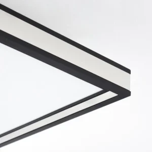 hofstein Plafonnier Nabbas LED Noir, 1 lumière* Lampes Modernes