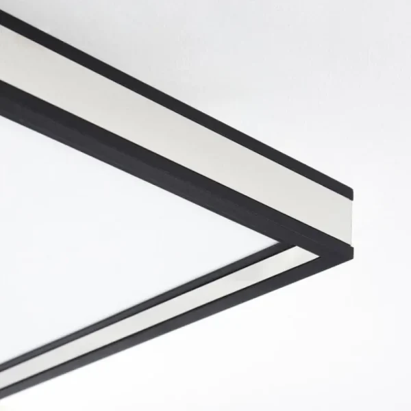 hofstein Plafonnier Nabbas LED Noir, 1 lumière* Lampes Modernes