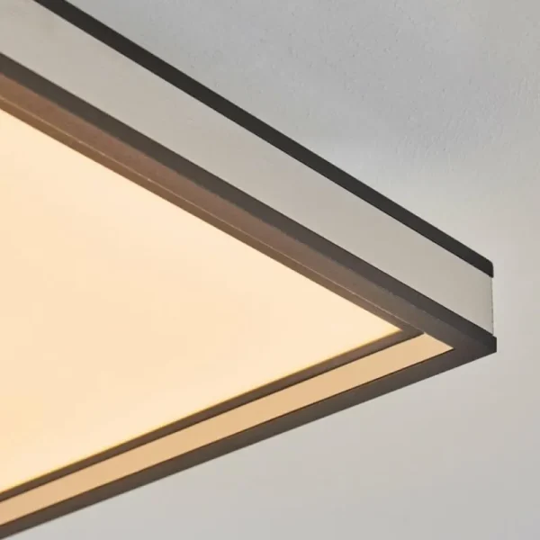 hofstein Plafonnier Nabbas LED Noir, 1 lumière* Lampes Modernes