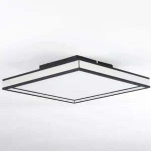 hofstein Plafonnier Nabbas LED Noir, 1 lumière* Lampes Modernes