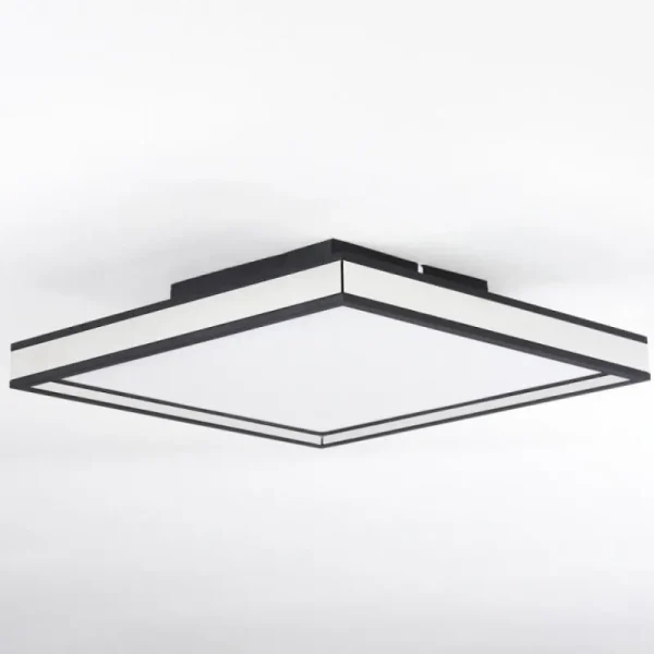 hofstein Plafonnier Nabbas LED Noir, 1 lumière* Lampes Modernes