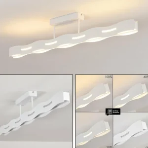 hofstein Plafonnier Nagold LED Blanc, 1 lumière* Lampes Modernes