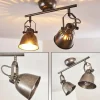 hofstein Plafonnier Nanlia Gris, Argenté, 2 lumières* Lampes Modernes