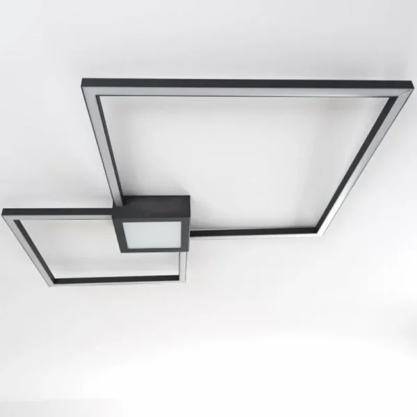 hofstein Plafonnier Narpes LED Anthracite, 1 lumière* Lampes Modernes