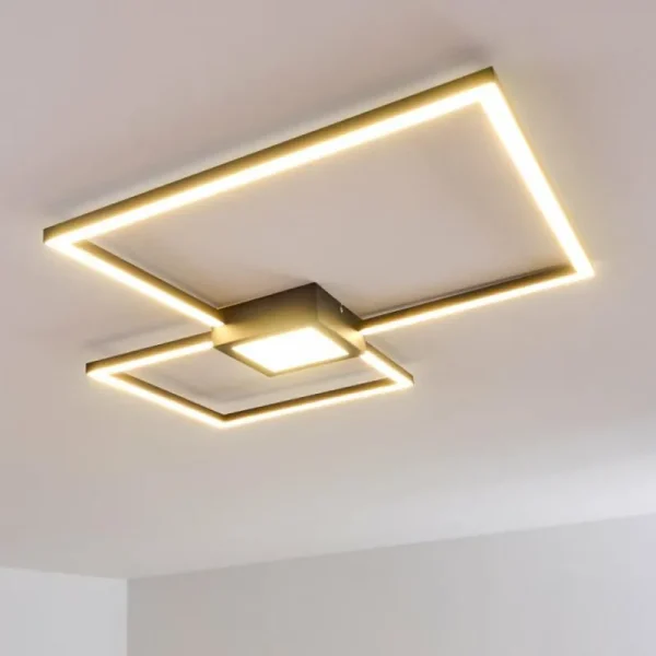 hofstein Plafonnier Narpes LED Anthracite, 1 lumière* Lampes Modernes