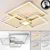 hofstein Plafonnier Narpes LED Nickel mat, 1 lumière* Lampes Modernes