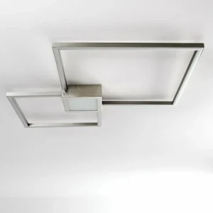 hofstein Plafonnier Narpes LED Nickel mat, 1 lumière* Lampes Modernes