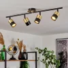 hofstein Plafonnier Neftenbach Laiton, Noir, 4 lumières* Lampes Modernes