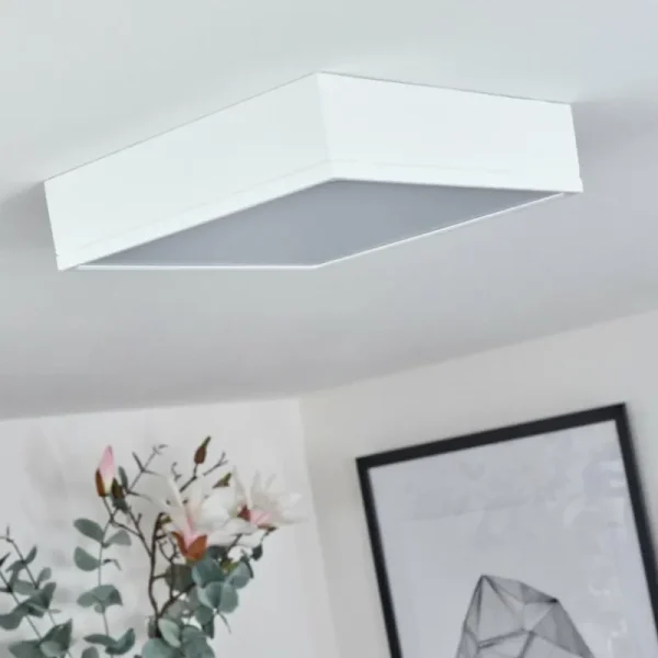 hofstein Plafonnier Netstal LED Blanc, 1 lumière* Lampes Modernes