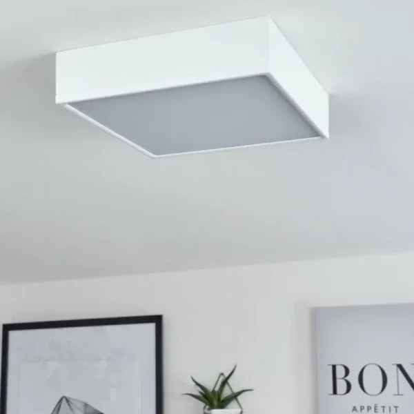 hofstein Plafonnier Netstal LED Blanc, 1 lumière* Lampes Modernes