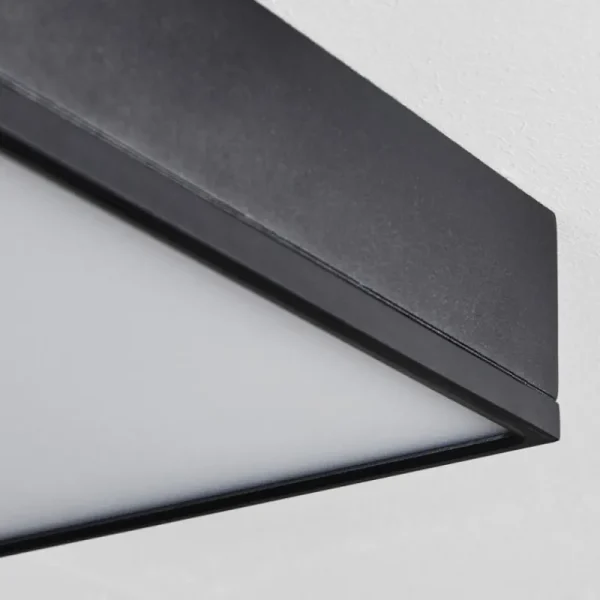 hofstein Plafonnier Netstal LED Noir, 1 lumière* Lampes Modernes