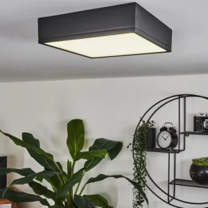 hofstein Plafonnier Netstal LED Noir, 1 lumière* Lampes Modernes