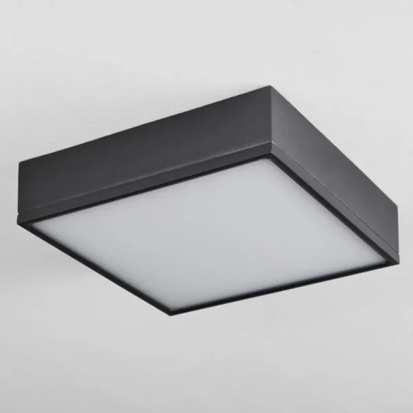 hofstein Plafonnier Netstal LED Noir, 1 lumière* Lampes Modernes