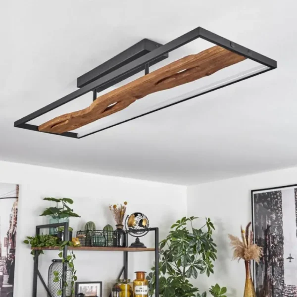 hofstein Plafonnier Nevogilde LED Écru, Noir, 1 lumière* Lampes Modernes