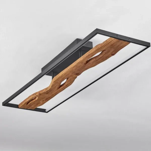 hofstein Plafonnier Nevogilde LED Écru, Noir, 1 lumière* Lampes Modernes