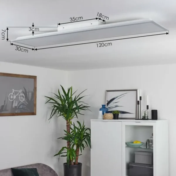 hofstein Plafonnier Nexo LED Blanc, 1 lumière* Lampes Modernes