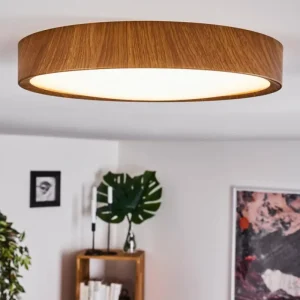hofstein Plafonnier Nexo LED Bois foncé, 1 lumière* Lampes Modernes