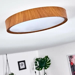 hofstein Plafonnier Nexo LED Bois foncé, 1 lumière* Lampes Modernes