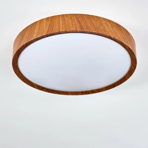 hofstein Plafonnier Nexo LED Bois foncé, 1 lumière* Lampes Modernes