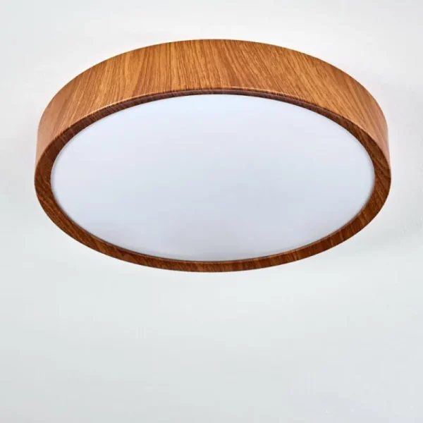 hofstein Plafonnier Nexo LED Bois foncé, 1 lumière* Lampes Modernes