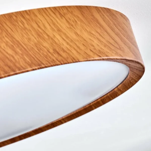 hofstein Plafonnier Nexo LED Couleur bois, Blanc, 1 lumière* Lampes Modernes