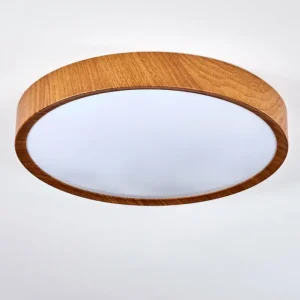 hofstein Plafonnier Nexo LED Couleur bois, Blanc, 1 lumière* Lampes Modernes