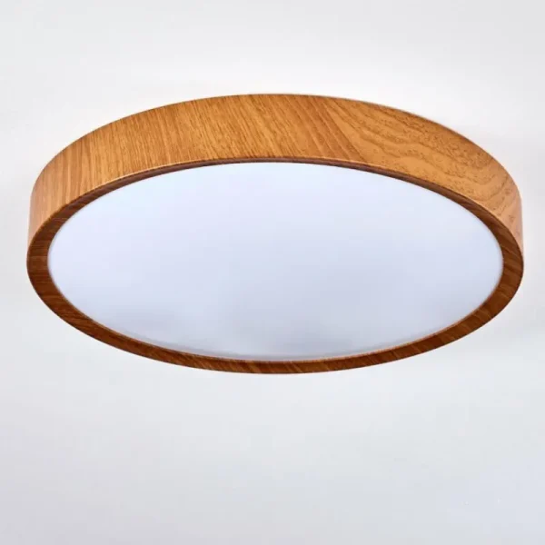 hofstein Plafonnier Nexo LED Couleur bois, Blanc, 1 lumière* Lampes Modernes