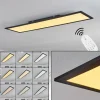 hofstein Plafonnier Nexo LED Noir, 1 lumière, Télécommandes* Lampes Modernes