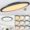 hofstein Plafonnier Nexo LED Noir, 1 lumière, Télécommandes* Lampes Modernes