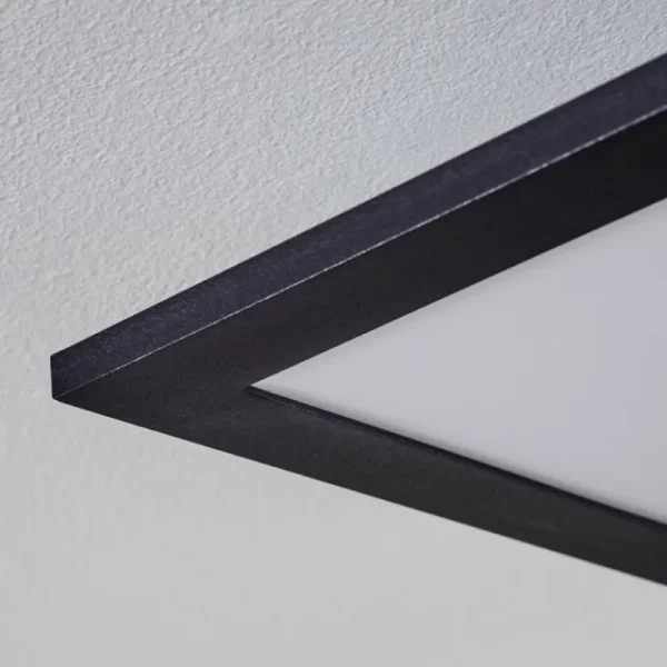 hofstein Plafonnier Nexo LED Noir, 1 lumière, Télécommandes* Lampes Modernes