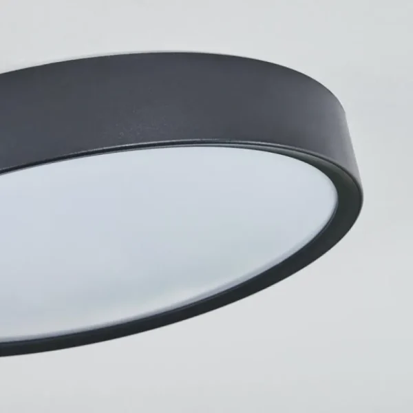 hofstein Plafonnier Nexo LED Noir, 1 lumière* Lampes Modernes