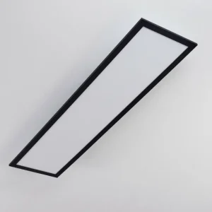 hofstein Plafonnier Nexo LED Noir, 1 lumière, Télécommandes* Lampes Modernes