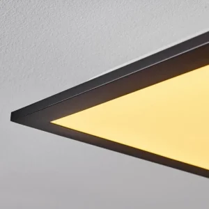 hofstein Plafonnier Nexo LED Noir, 1 lumière, Télécommandes* Lampes Modernes