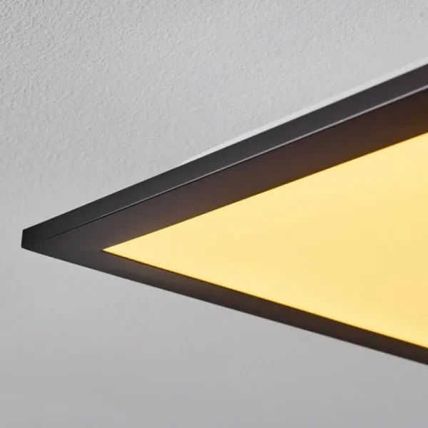 hofstein Plafonnier Nexo LED Noir, 1 lumière, Télécommandes* Lampes Modernes