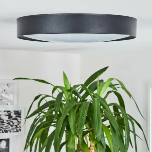 hofstein Plafonnier Nexo LED Noir, 1 lumière* Lampes Modernes