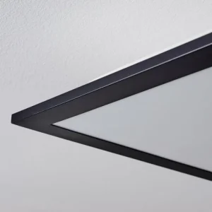 hofstein Plafonnier Nexo LED Noir, 1 lumière, Télécommandes* Lampes Modernes