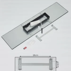 hofstein Plafonnier Nexo LED Noir, 1 lumière, Télécommandes* Lampes Modernes