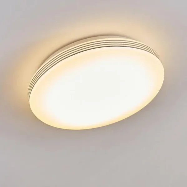 hofstein Plafonnier Niebla LED Blanc, 1 lumière* Lampes Modernes