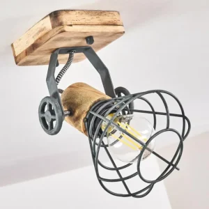 hofstein Plafonnier Nifun Brun, Gris, 1 lumière* Lampes Modernes